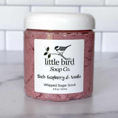 Whipped Sugar Scrub - Black Raspberry and Vanilla