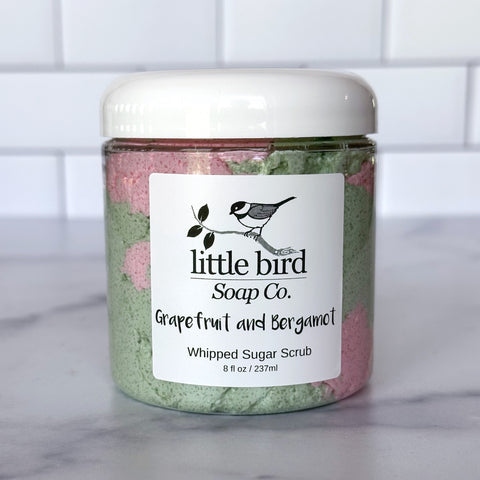 Whipped Sugar Scrub - Grapefruit and Bergamot