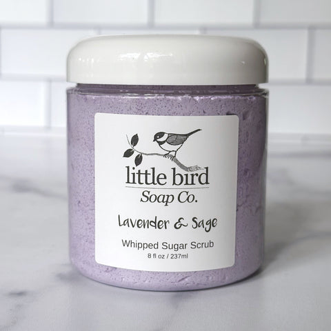 Whipped Sugar Scrub - Lavender & Sage